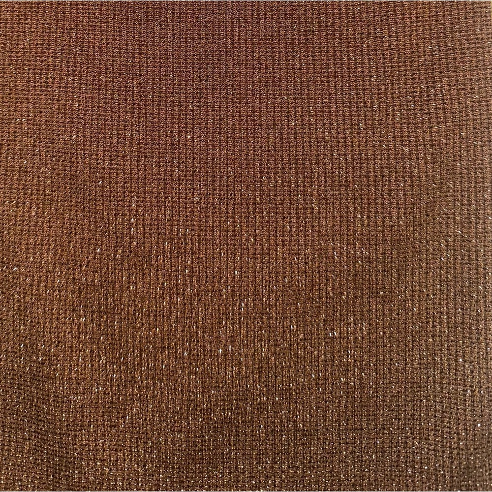 H&M Brown Shimmer Flare Pants With Waist Wrap String - XS - Picture 6 of 6